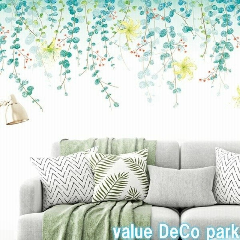 ウォールステッカー 花 植物 おしゃれ 海 木 南国 ヤシの木 リーフ カフェ モダン グリーン モンステラ トロピカル ヤシの葉 緑 夏 サーフ 西海岸 Vr 通販 Lineポイント最大0 5 Get Lineショッピング