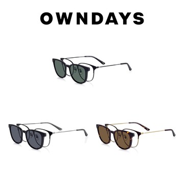 OWNDAYS SNAP系列磁吸式兩用光學偏光墨片鏡框(SNP1022X-4S)