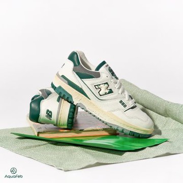 New Balance NB 550 男鞋 女鞋 白綠色 中性 復古 IU同款 板鞋 情侶鞋 休閒鞋 BB550VTG
