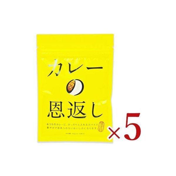 カレー スパイス ほぼ日 カレーの恩返し 40g × 5個 メール便で送料無料