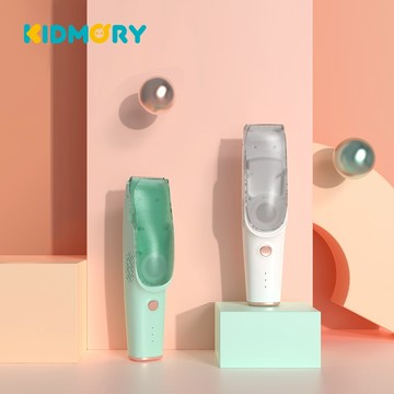 【KIDMORY】智能理髮器-吸剪合一(附3種梳套/防水/兒童理髮器/自動吸髮) KM-236
