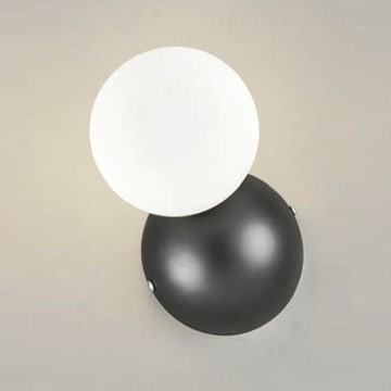 白玉玻璃造型壁燈 F85-09-K4304(裝潢用)