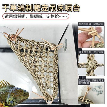 ⭐限時下殺🔥寵物爬寵吊牀變色龍睫角守宮飼養箱造景樹棲爬蟲吊牀