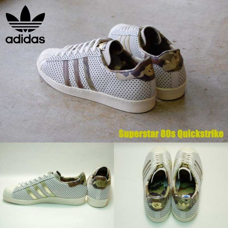 ADIDAS SUPER STAR 80S vintage white/supplier color アディダス