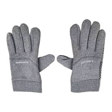 可觸控防風防潑水機車手套 灰色  L(19~20cm)