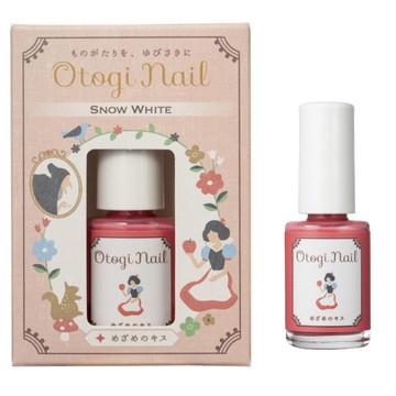 日本 Otogi Nail - 日本製 水洗可卸安全兒童指甲油-清醒之吻-蘋果紅-小盒裝(6mlx1支)