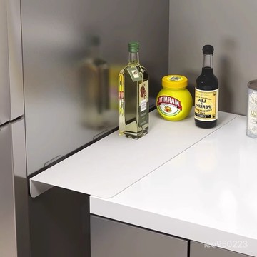 廚房夾縫擋闆免打孔冰箱側邊縫隙遮擋闆客廳臺麵加寬延伸闆置物闆  IEHC