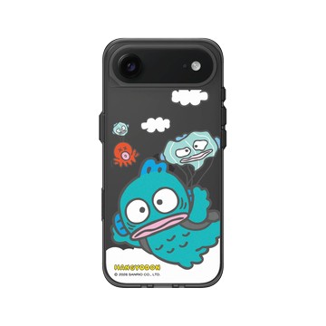 iPhone Air Clear (相機按鈕) 酷墨灰 - 三麗鷗-人魚漢頓 Hangyodon - 降落傘