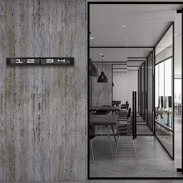 【CLOUDNOLA】Timeline 數字翻轉時鐘 黑色