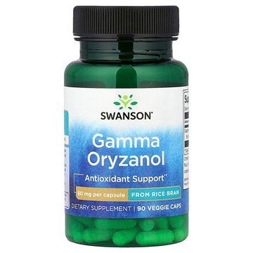 Swanson, γ-谷維素，60 毫克，90 粒素食膠囊