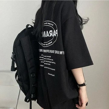 已售9642件💖Vuja de 純棉 t恤 短袖上衣女 英文印花 T恤 韓國上衣 oversize T恤 潮流衣服 寬