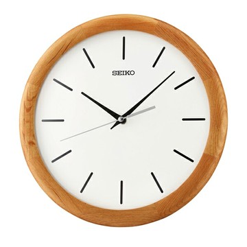 SEIKO時鐘 木質簡約靜音掛鐘【NG107】原廠公司貨