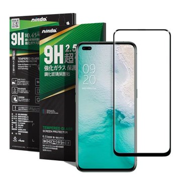 NISDA for Realme X50 Pro 完美滿版玻璃保護貼-黑