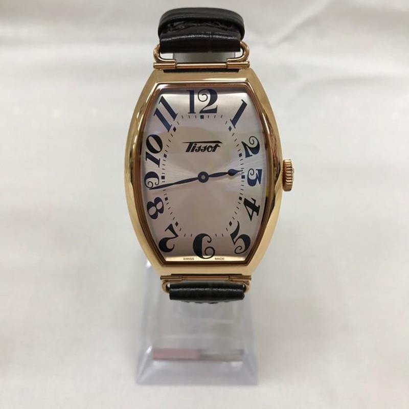 中古】TISSOT ヘリテージ ポルト メンズ 腕時計 T128509A クオーツ SS レザー ゴールド ブラック [jgg] |  LINEショッピング