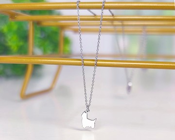 迷你約克夏/馬爾濟斯項鍊(小朋友可戴)-迷你動物剪影