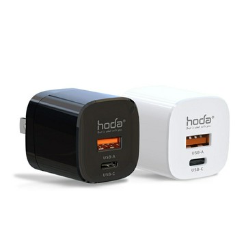 【領券再折】HODA 33W GaN氮化鎵智慧雙孔電源供應器-極速智能充電器【APP 4%】