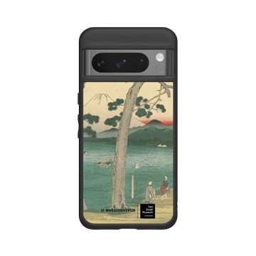 Pixel 8 Pro SolidSuit 黑 - Van Gogh Museum 梵谷博物館 - 東海道左側的富士山 - 歌川廣重
