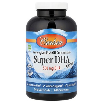 Carlson, 超級 DHA Gems®，240 粒軟膠囊