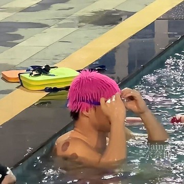 💥夯爆了💥【抽象毛球泳帽】毛球泳帽刺刺球搞怪頭套防水帽子男女游泳專用帽