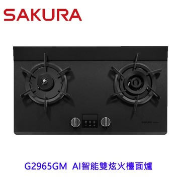 高雄 櫻花牌 G2965GM AI智能雙炫火檯面爐 限定區域送基本安裝