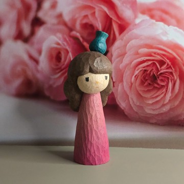 水瓶座 木雕(現貨)