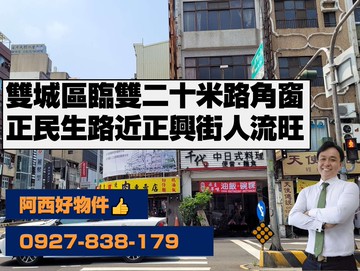 雙城區正民生路近正興商圈旺財角窗｜台南市中西區民生路二段