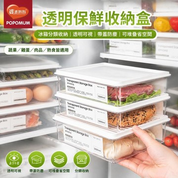 🔥快速出貨🥫透明保鮮收納盒 帶蓋密封盒 冰箱蔬果盒 食材收納盒 冷凍肉品盒 廚房保鮮盒 雞蛋水果整理盒 透明置物盒