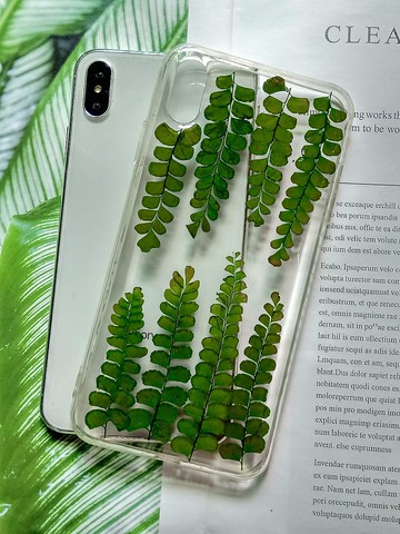 手作押花手機保護殼 | 蕨森林手機保護殼