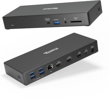 [4美國直購] Plugable UD-768PDZ 13合1 USB-C 3 HDMI 顯示器擴充埠 1920x1080@60Hz Monitor Docking Station