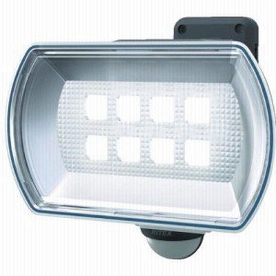 ムサシ 4.5Wワイド フリーアーム式LED乾電池センサーライト LED-150