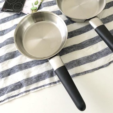 意大利無涂層18/10不銹鋼小煎鍋