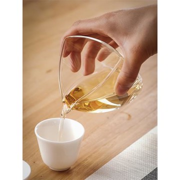 玻璃公道杯分茶器透明高溫耐熱高硼硅功夫具紫砂茶盤茶濾配件勻杯