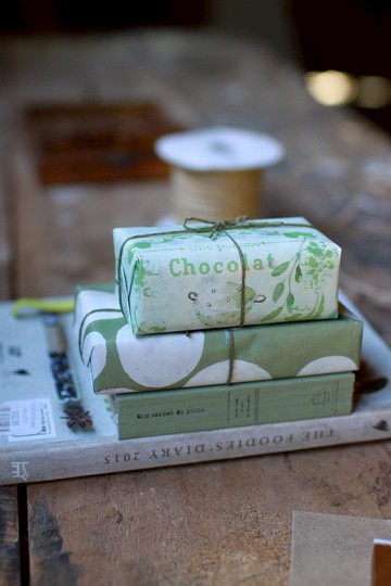 FS輕薄包裝紙- 蘋果樹下 -綠系