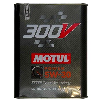 MOTUL 300V POWER 黑鐵罐 引擎油  5w30  2L  1罐