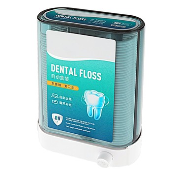 AHOYE 按壓式自動牙線盒 10cm 88支 方便攜帶 衛生安全  1盒