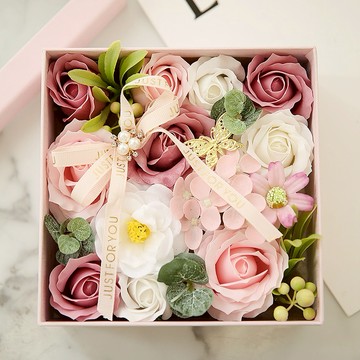 🆕新品上架【梨花瑪雅】摩羯座生日快樂🌹浪漫玫瑰花香皂禮盒附提袋🎀(4款可選) 情人節 閨蜜禮物 生日禮物 女友禮物