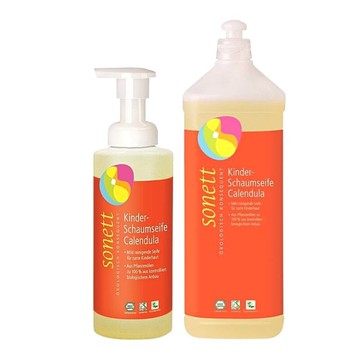 德國 sonett 律動環保 兒童金盞花泡泡洗手液 洗手慕斯 200/1000ml 附發票【心心哈德】現貨 全館499超取免運｜全場下殺★滿額再享折扣