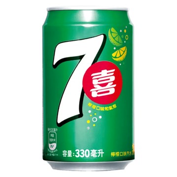 7up 七喜 汽水  330ml  1瓶