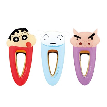 【日本正版】蠟筆小新 壓克力髮夾 造型髮夾 髮夾 瀏海髮夾 瀏海夾 野原新之助 小白