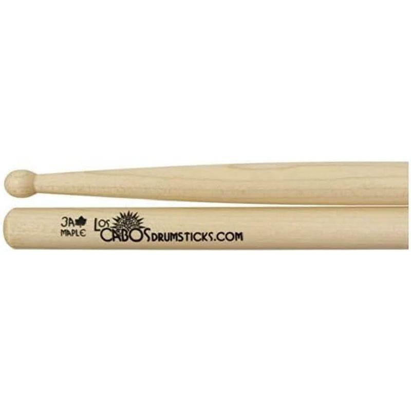 Los Cabos Drumsticks White Maple 3A(全長:413mm   太さ:14.9mm) ウッドチップ ペア ロス