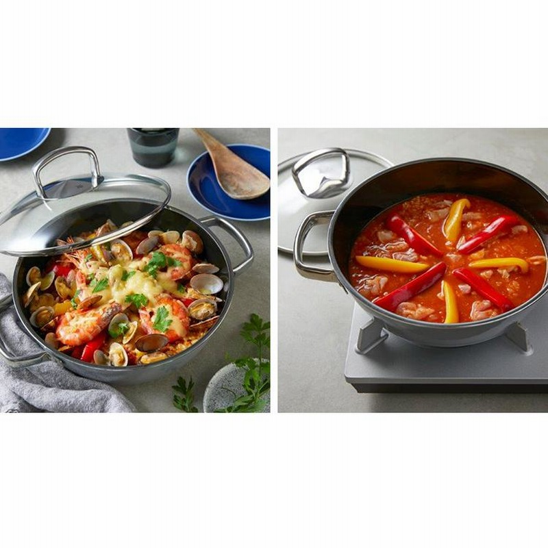 WMF フュージョンテック ミネラル ロースター 24cm 2.8L 両手鍋