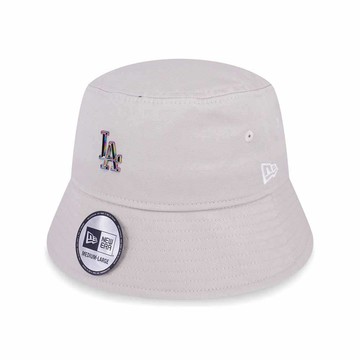 NEW ERA 男女 漁夫帽 MLB METAL BADGE FW25 洛杉磯道奇 石灰 NE14700441