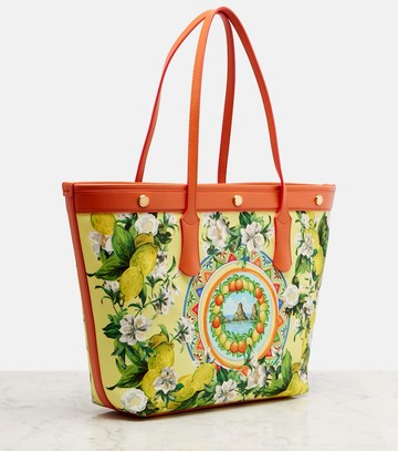 Dolce & Gabbana Taormina Large printed canvas shopper