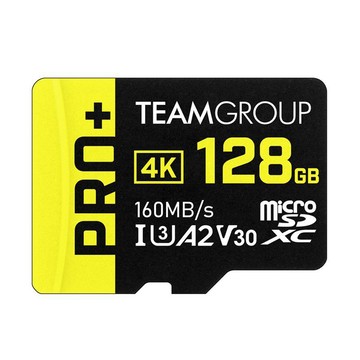 Team 128GB PRO+ microSDXC U3 A2 V30 記憶卡