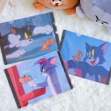 《湯姆貓與傑利鼠》🇯🇵日本商品 經典畫面A4文件夾 資料夾 Tom&Jerry 日本製 日落小物 交換禮物 聖誕禮物