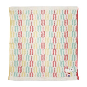 日本丸真 今治繽紛箭羽洗臉巾- 米