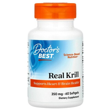 Doctor's Best, 真實磷蝦，60 粒軟膠囊