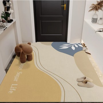 喬木居家 北歐風玄關PVC皮革地墊  80 x 50cm  覓歌