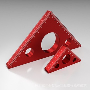 [24時熱賣]測量工具 捲尺 卡尺 直尺鋁閤金直角尺 三角尺木工 高度尺 英製 diy工具 測量 木工直角尺 GSO8