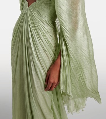 Maria Lucia Hohan Cassandra caped silk muslin gown